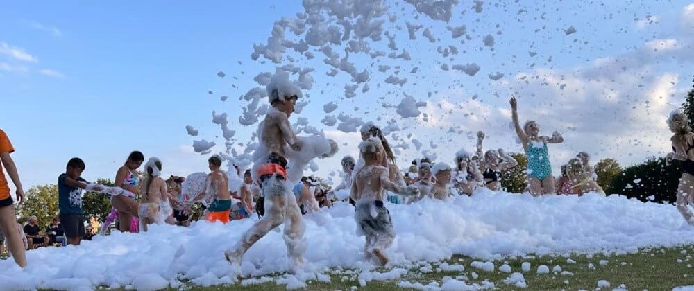 feest schuim muziek schuimparty